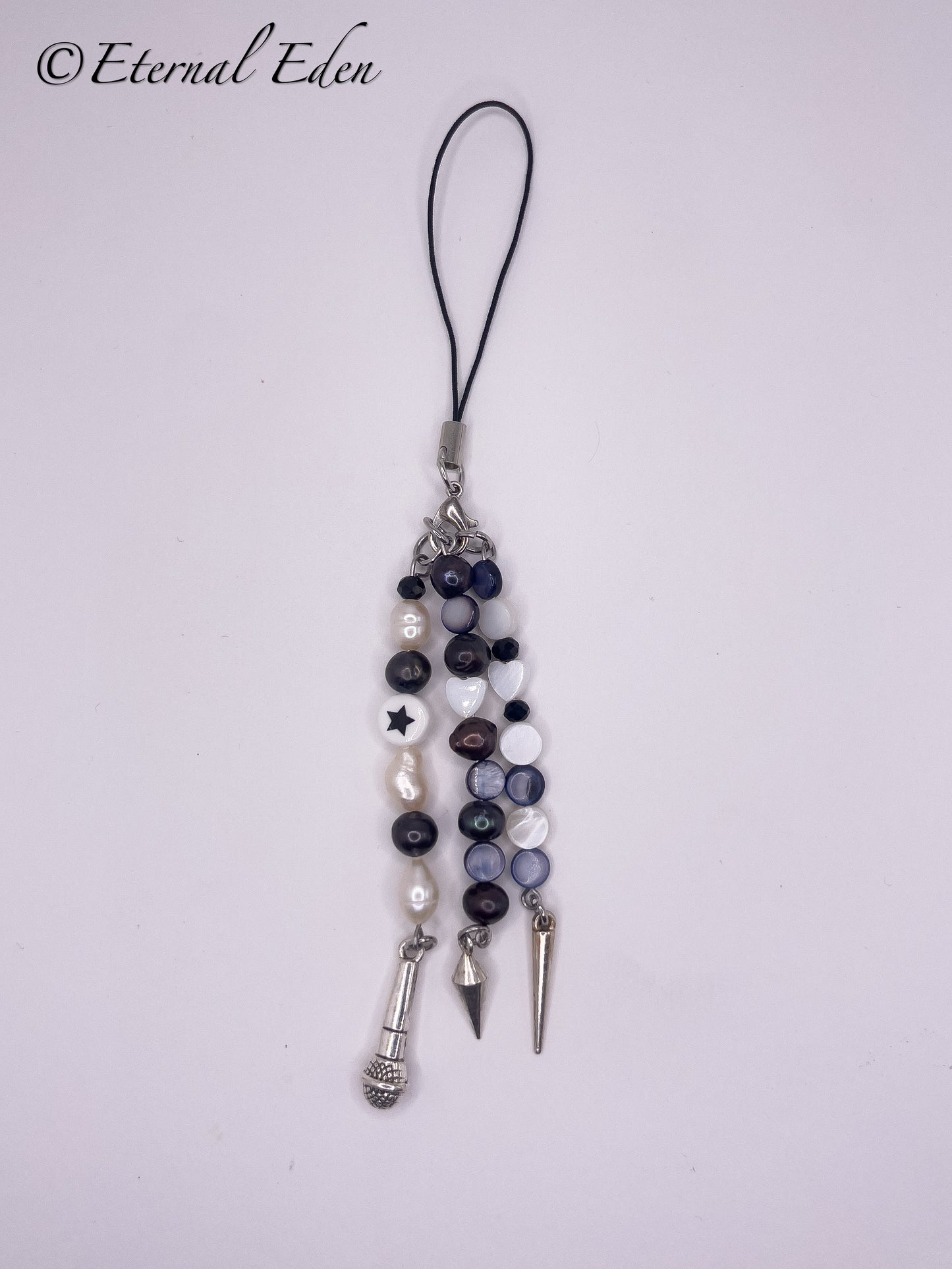 White Mix Phone / Bag Charms