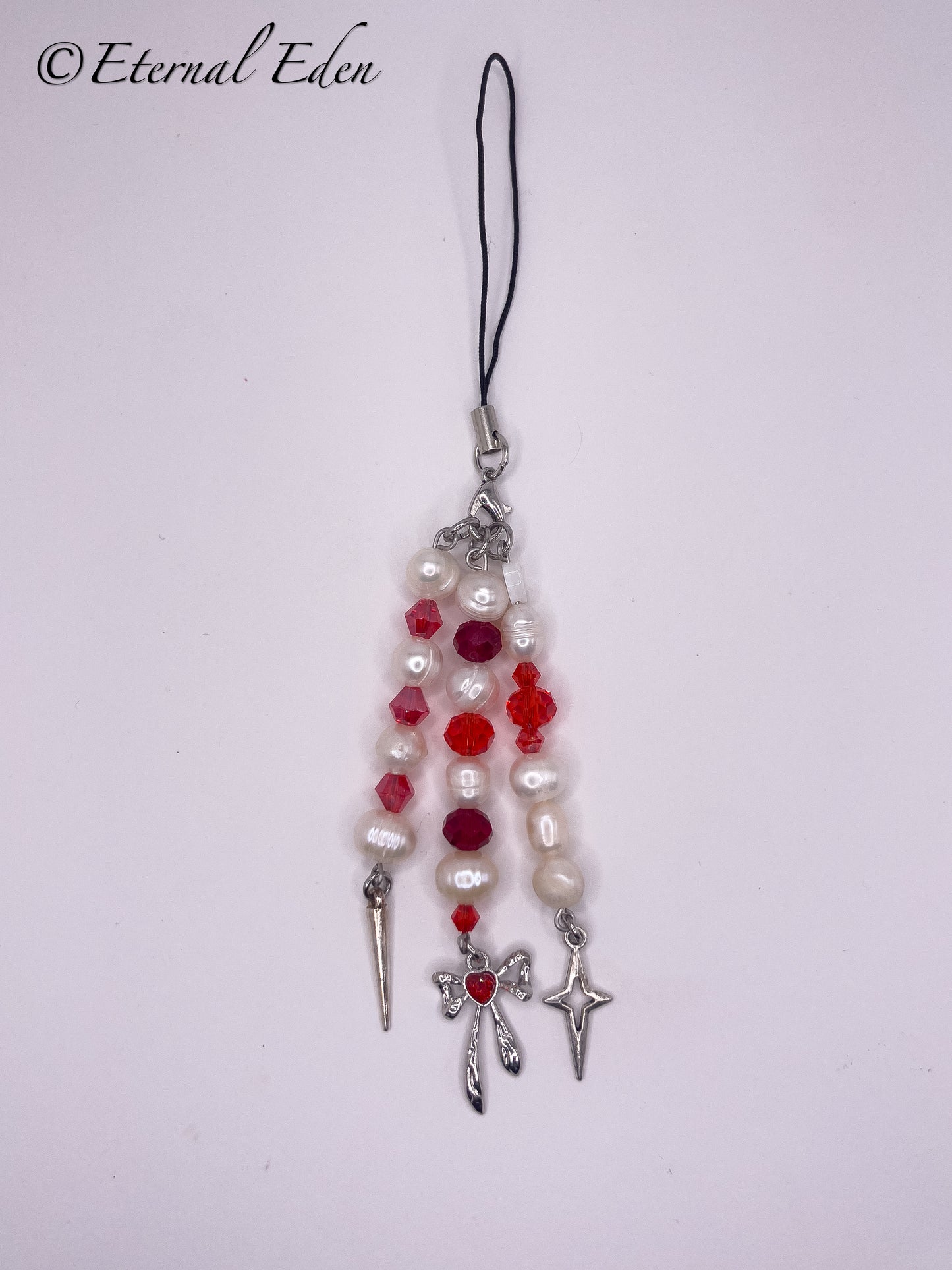 White Mix Phone / Bag Charms