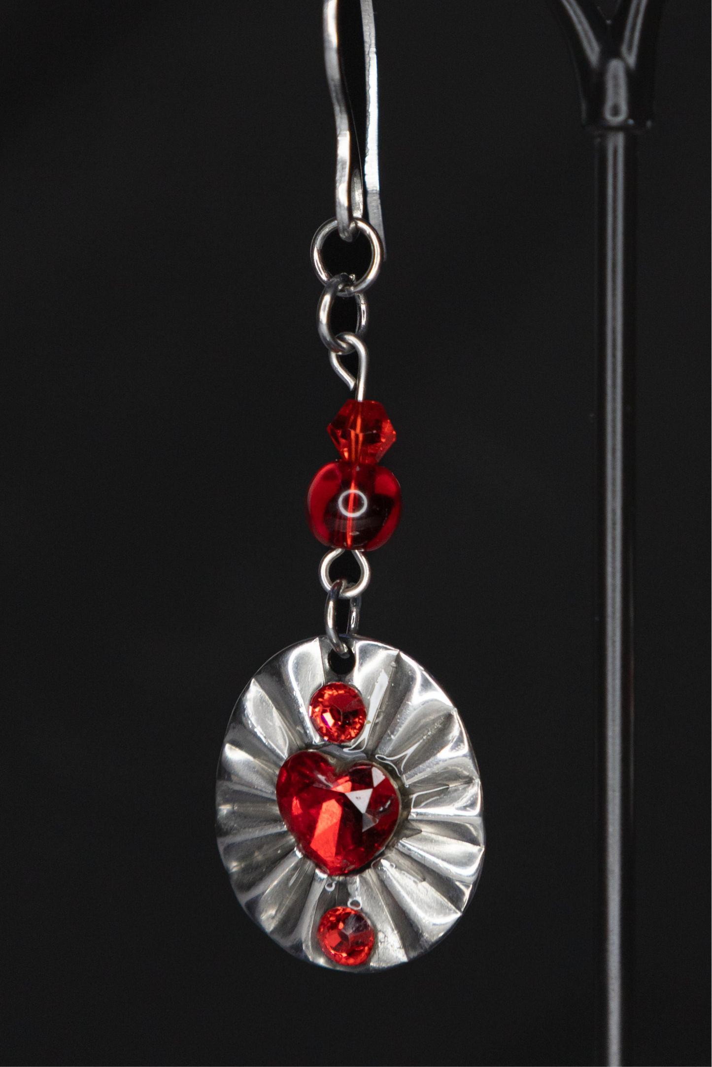 Open Heart Earrings
