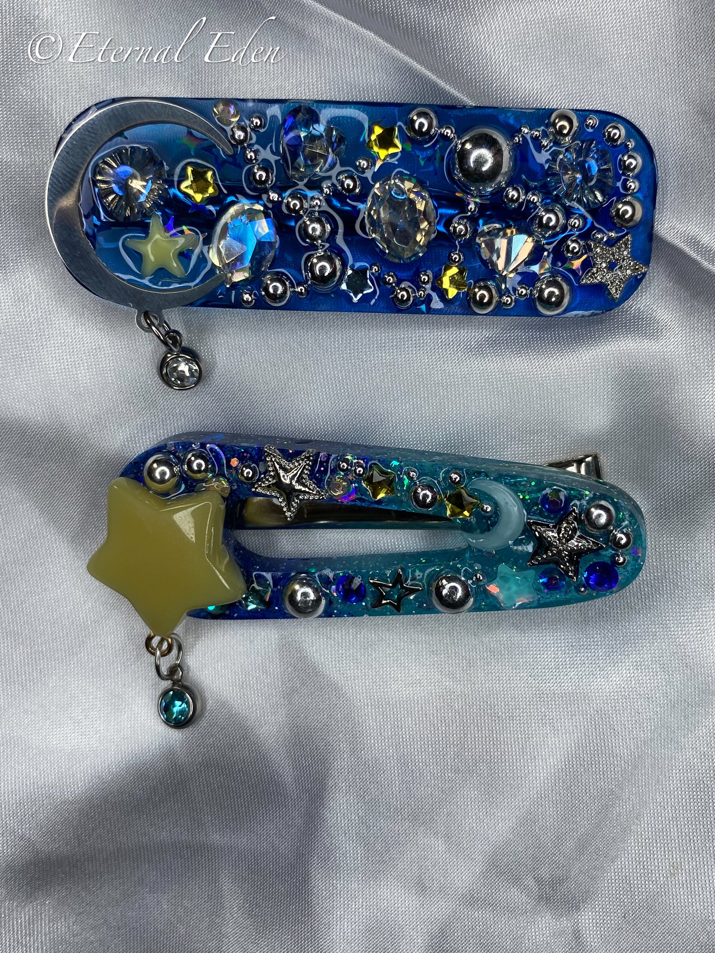 Star and Moon Clip Set