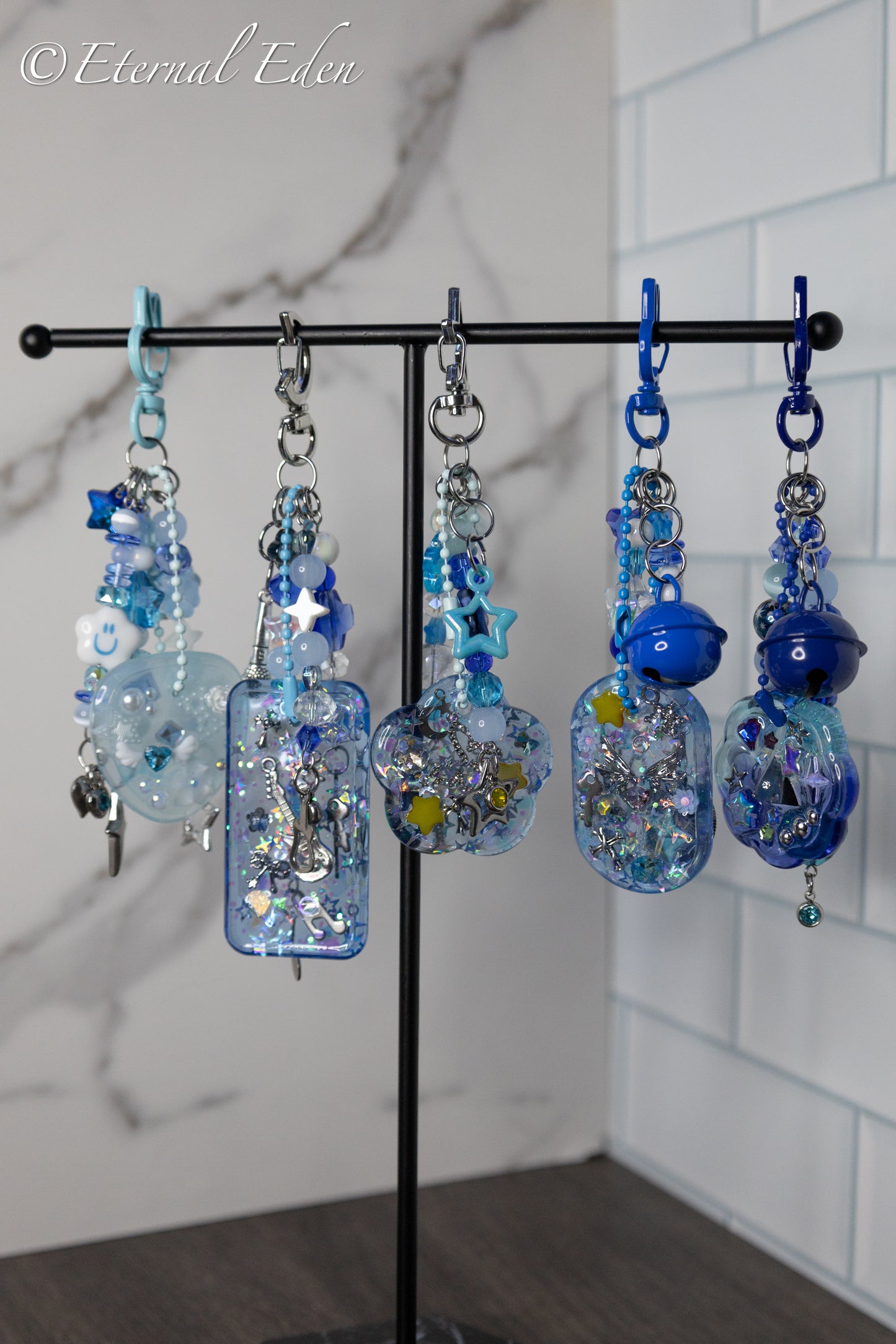 Blue Lover Keychains