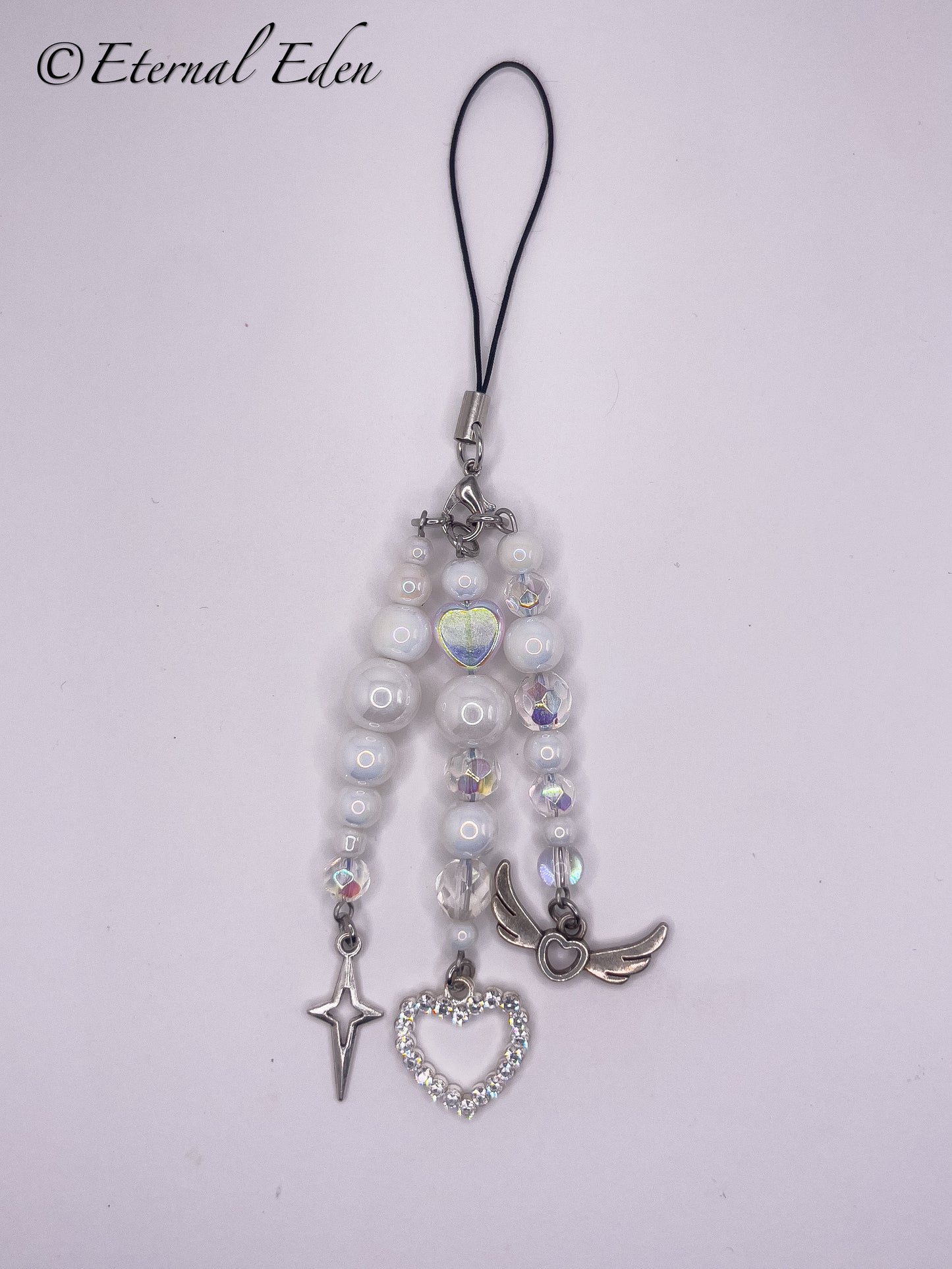 White Mix Phone / Bag Charms