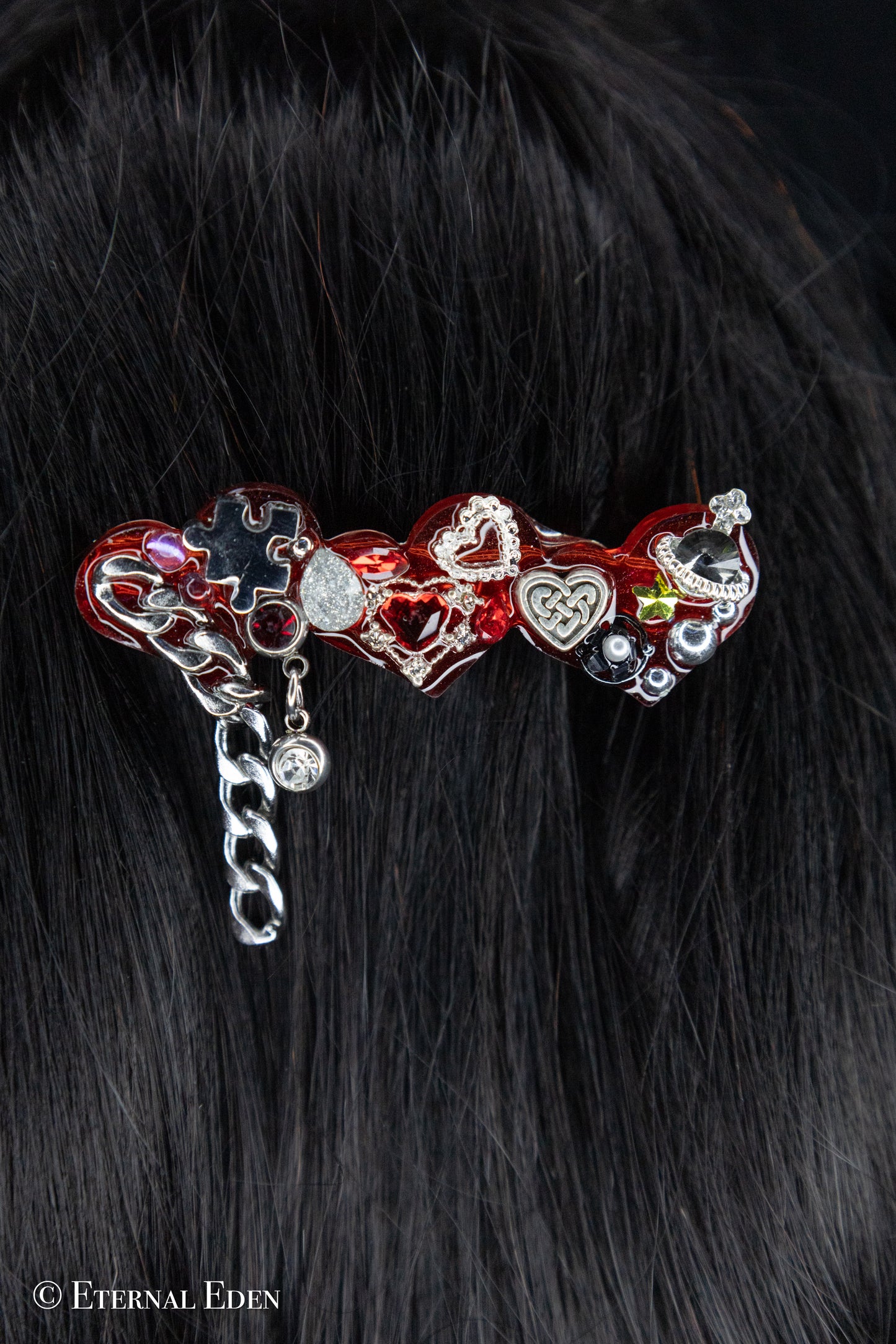 “Red Maniac” Hairclips