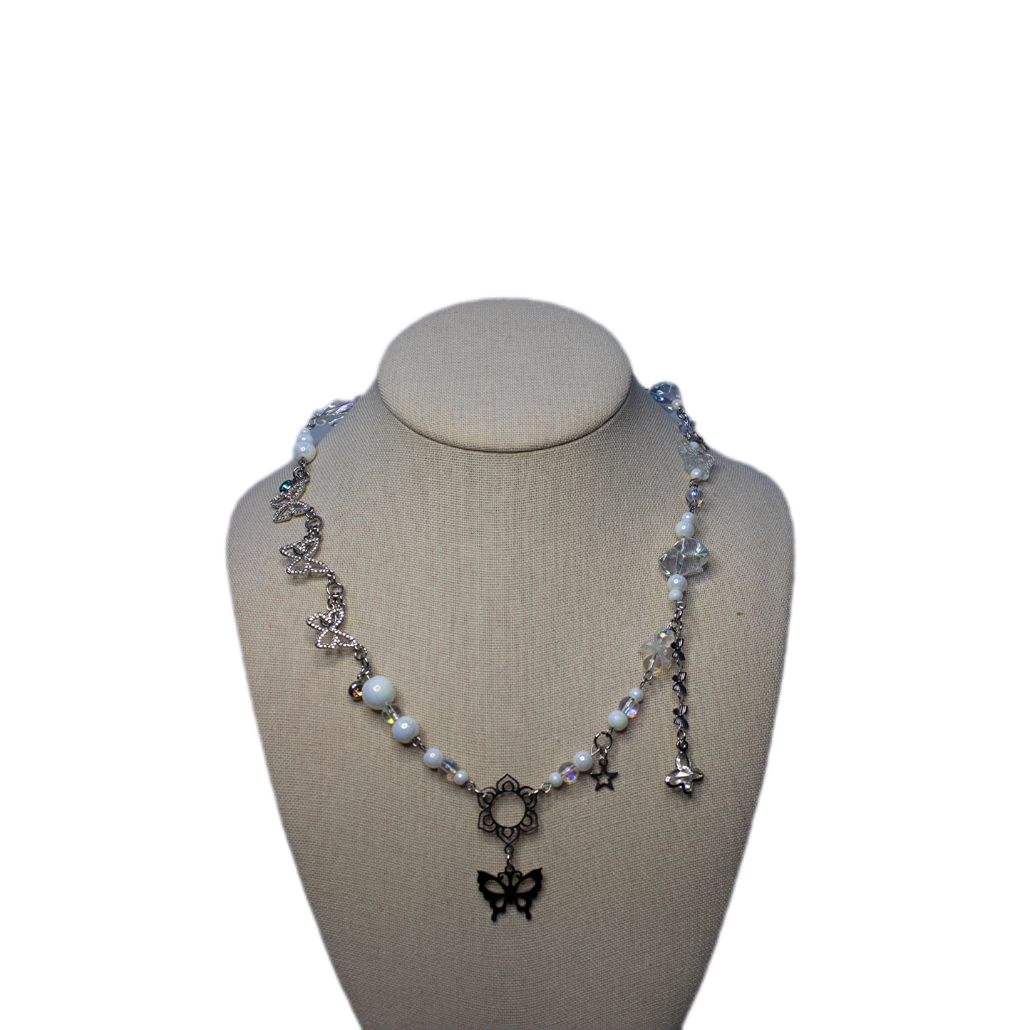 Butterfly Drops Necklace