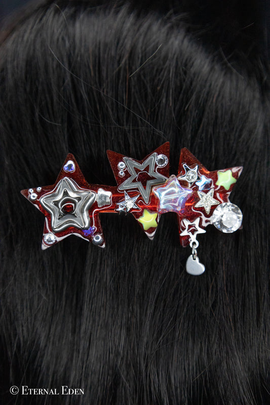 “Red Maniac” Hairclips