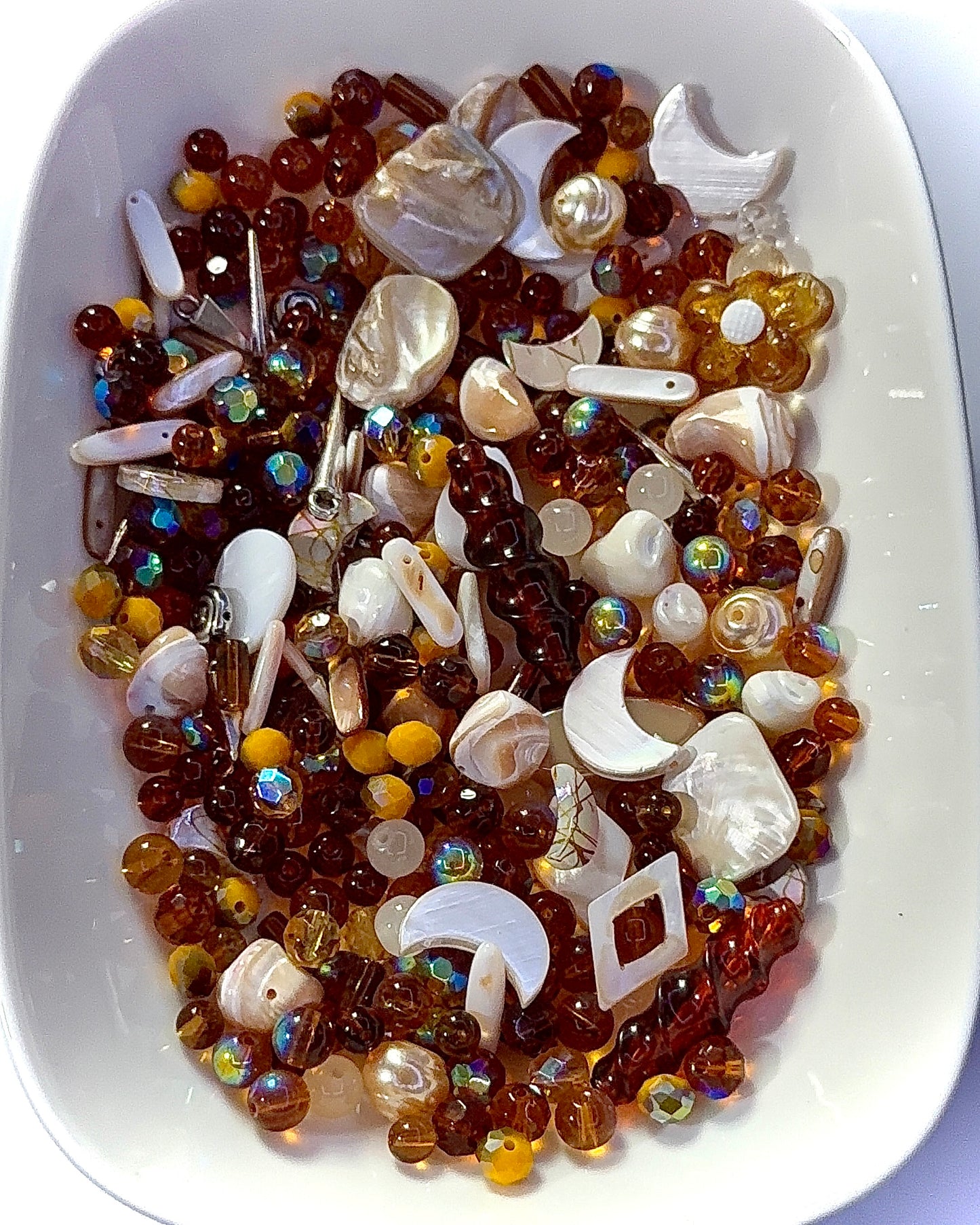 ‘Amber Haze’ Bead Soup