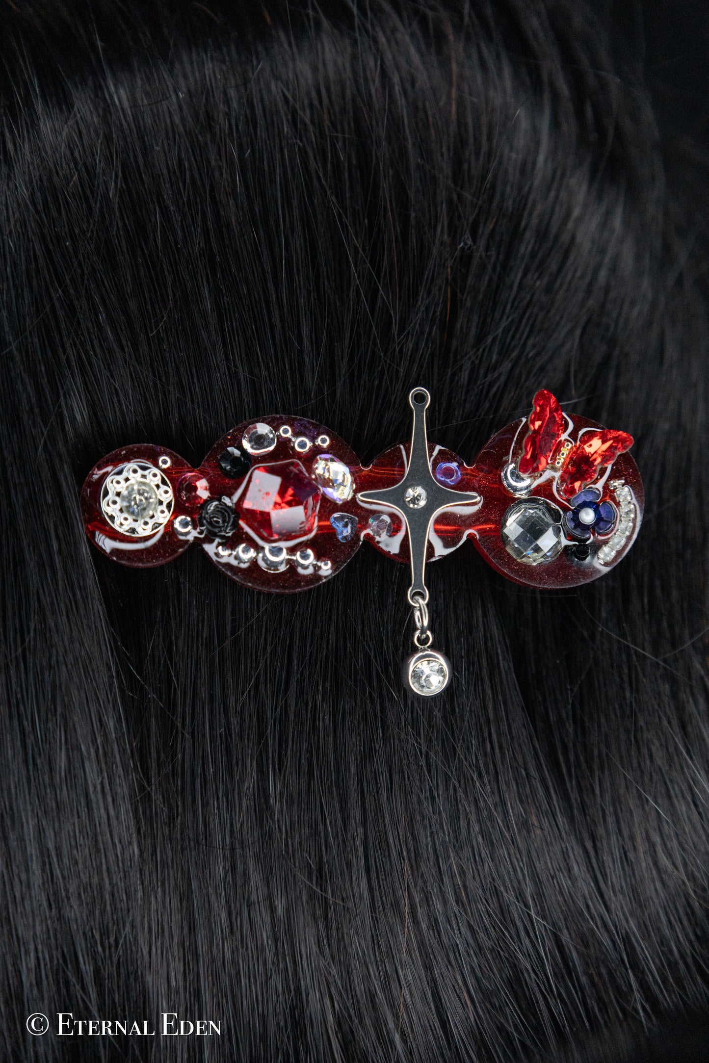 “Red Maniac” Hairclips